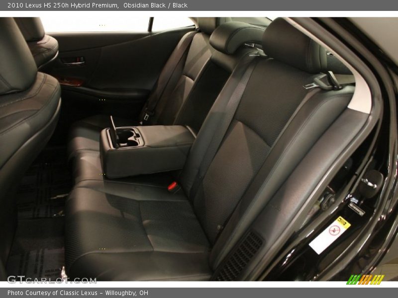 Obsidian Black / Black 2010 Lexus HS 250h Hybrid Premium
