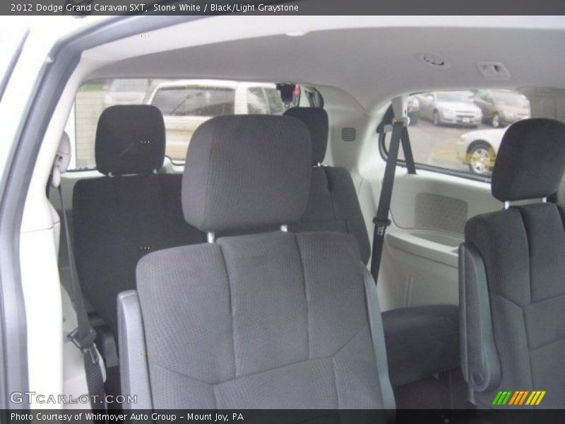 Stone White / Black/Light Graystone 2012 Dodge Grand Caravan SXT
