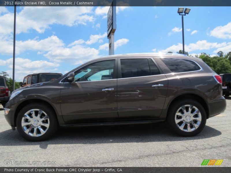 Cocoa Metallic / Cashmere 2012 Buick Enclave FWD