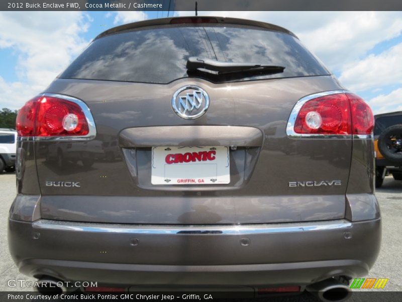 Cocoa Metallic / Cashmere 2012 Buick Enclave FWD