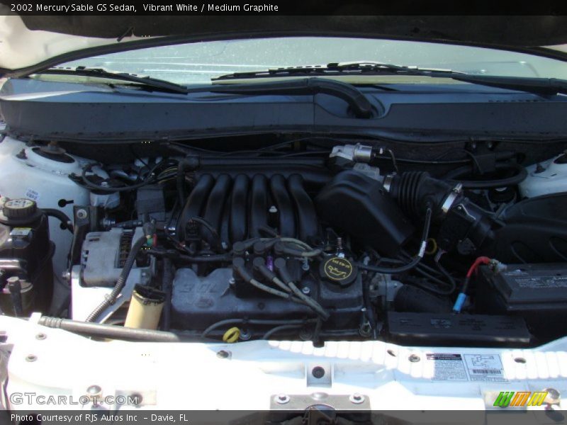 Vibrant White / Medium Graphite 2002 Mercury Sable GS Sedan