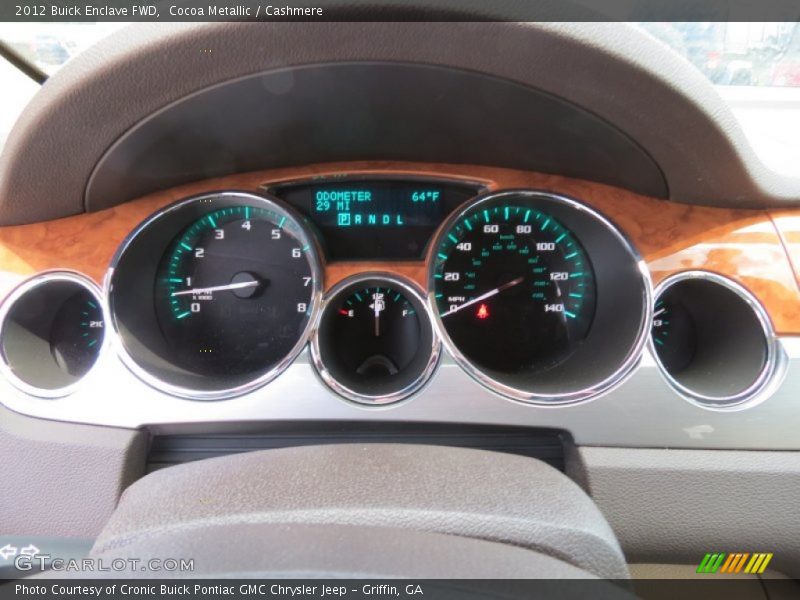 Cocoa Metallic / Cashmere 2012 Buick Enclave FWD