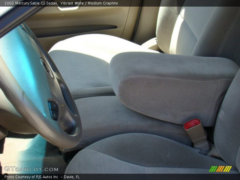 Vibrant White / Medium Graphite 2002 Mercury Sable GS Sedan