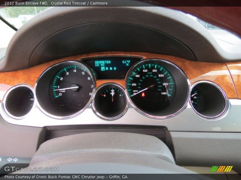 Crystal Red Tintcoat / Cashmere 2012 Buick Enclave FWD