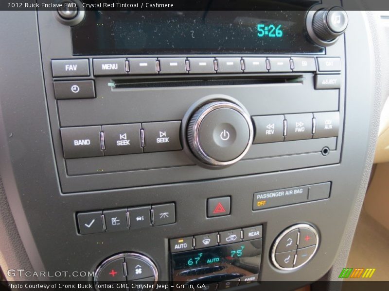 Crystal Red Tintcoat / Cashmere 2012 Buick Enclave FWD