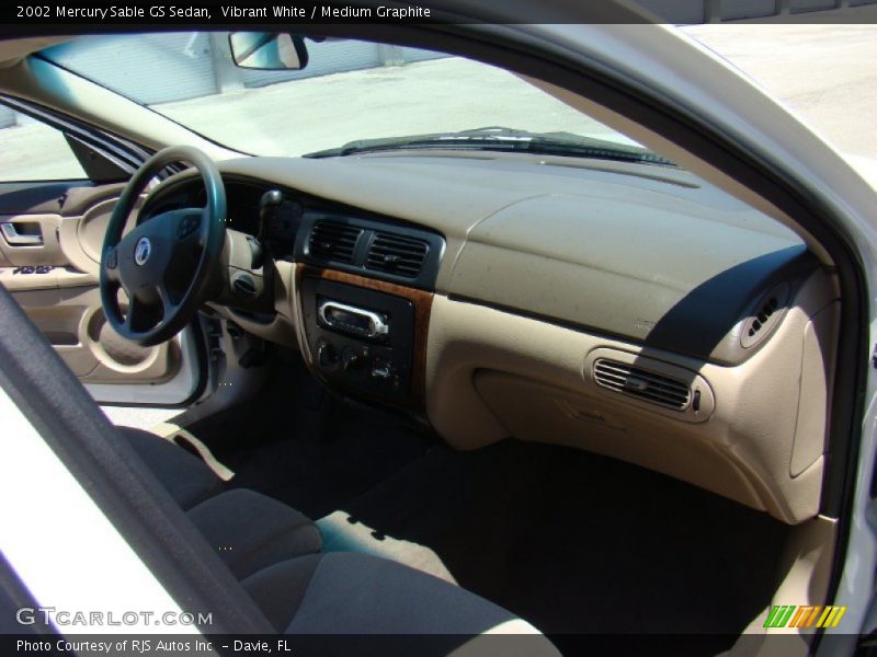 Vibrant White / Medium Graphite 2002 Mercury Sable GS Sedan