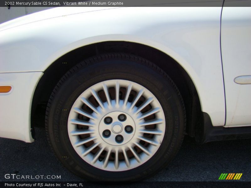 Vibrant White / Medium Graphite 2002 Mercury Sable GS Sedan