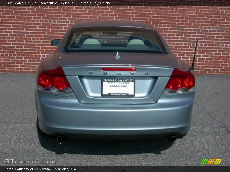 Celestial Blue Metallic / Calcite 2009 Volvo C70 T5 Convertible