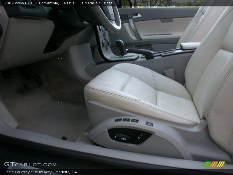 Celestial Blue Metallic / Calcite 2009 Volvo C70 T5 Convertible