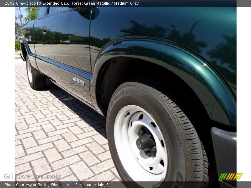 Forest Green Metallic / Medium Gray 2002 Chevrolet S10 Extended Cab