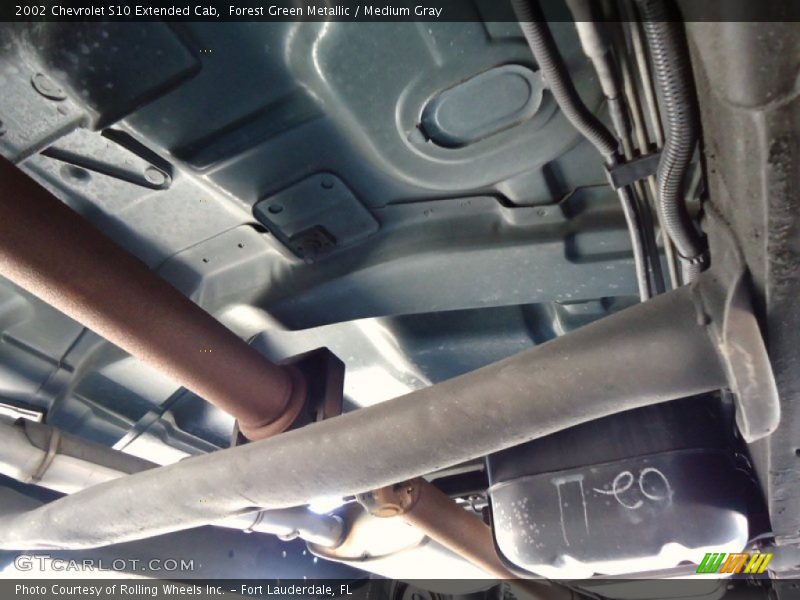 Forest Green Metallic / Medium Gray 2002 Chevrolet S10 Extended Cab