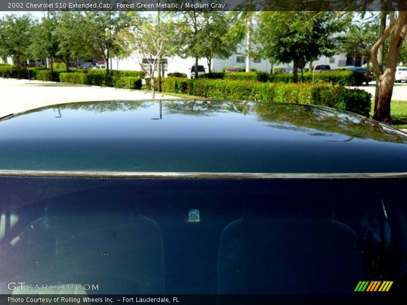 Forest Green Metallic / Medium Gray 2002 Chevrolet S10 Extended Cab