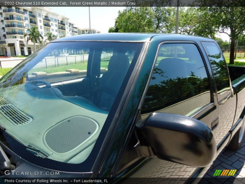 Forest Green Metallic / Medium Gray 2002 Chevrolet S10 Extended Cab