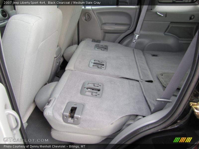 Black Clearcoat / Medium Slate Gray 2007 Jeep Liberty Sport 4x4