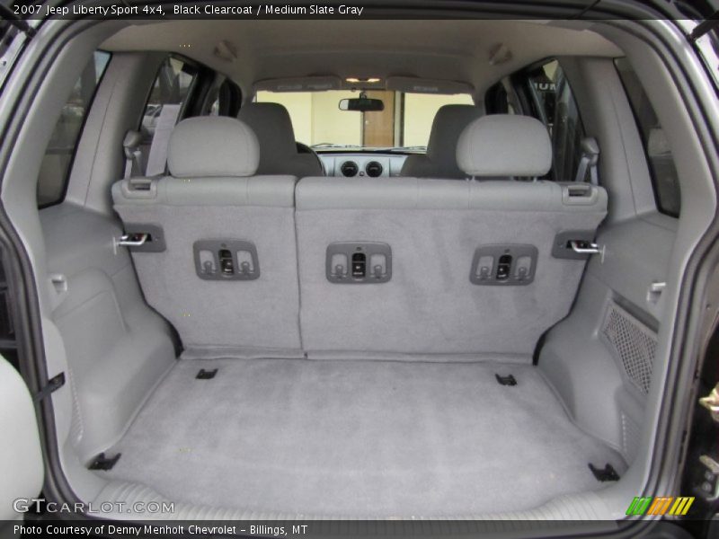 Black Clearcoat / Medium Slate Gray 2007 Jeep Liberty Sport 4x4