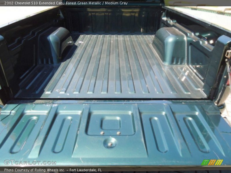 Forest Green Metallic / Medium Gray 2002 Chevrolet S10 Extended Cab