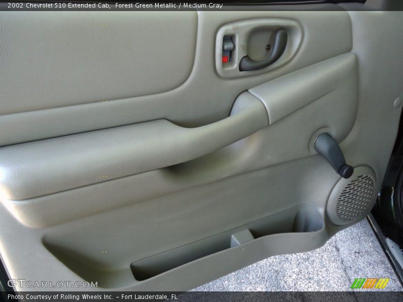 Forest Green Metallic / Medium Gray 2002 Chevrolet S10 Extended Cab