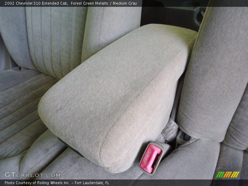 Forest Green Metallic / Medium Gray 2002 Chevrolet S10 Extended Cab