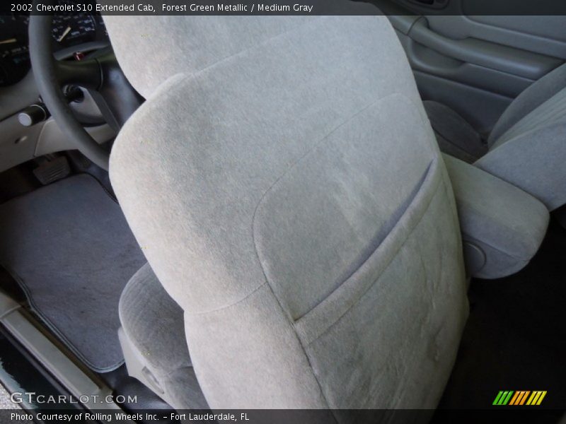 Forest Green Metallic / Medium Gray 2002 Chevrolet S10 Extended Cab