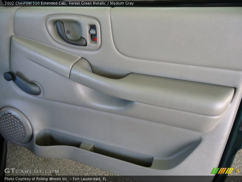 Forest Green Metallic / Medium Gray 2002 Chevrolet S10 Extended Cab