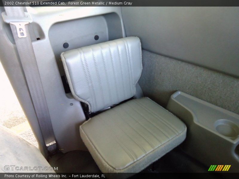 Forest Green Metallic / Medium Gray 2002 Chevrolet S10 Extended Cab