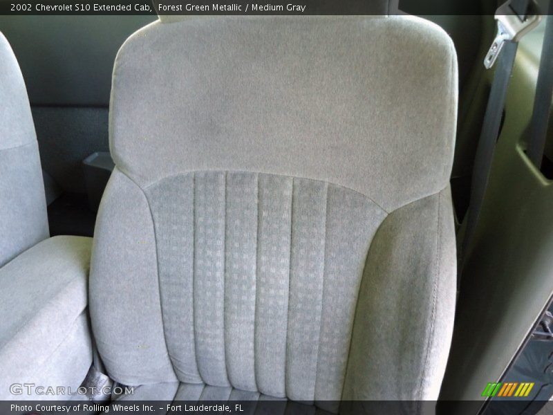 Forest Green Metallic / Medium Gray 2002 Chevrolet S10 Extended Cab