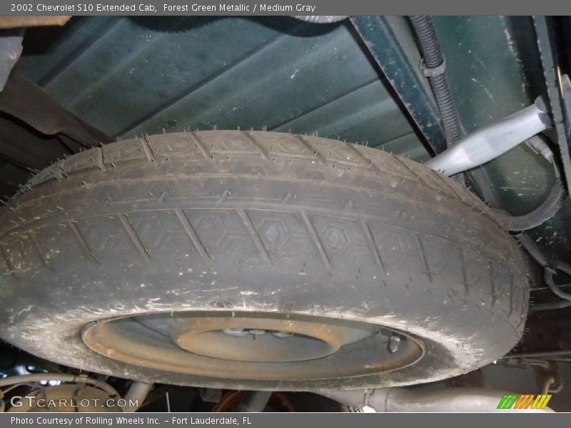 Forest Green Metallic / Medium Gray 2002 Chevrolet S10 Extended Cab