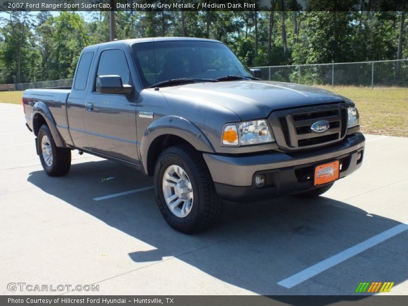 Dark Shadow Grey Metallic / Medium Dark Flint 2007 Ford Ranger Sport SuperCab