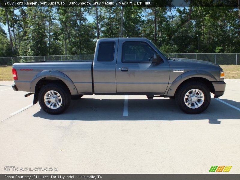 Dark Shadow Grey Metallic / Medium Dark Flint 2007 Ford Ranger Sport SuperCab