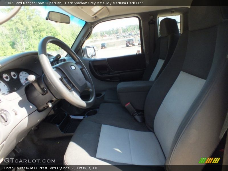 Dark Shadow Grey Metallic / Medium Dark Flint 2007 Ford Ranger Sport SuperCab