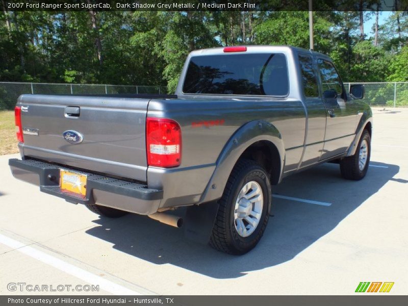 Dark Shadow Grey Metallic / Medium Dark Flint 2007 Ford Ranger Sport SuperCab
