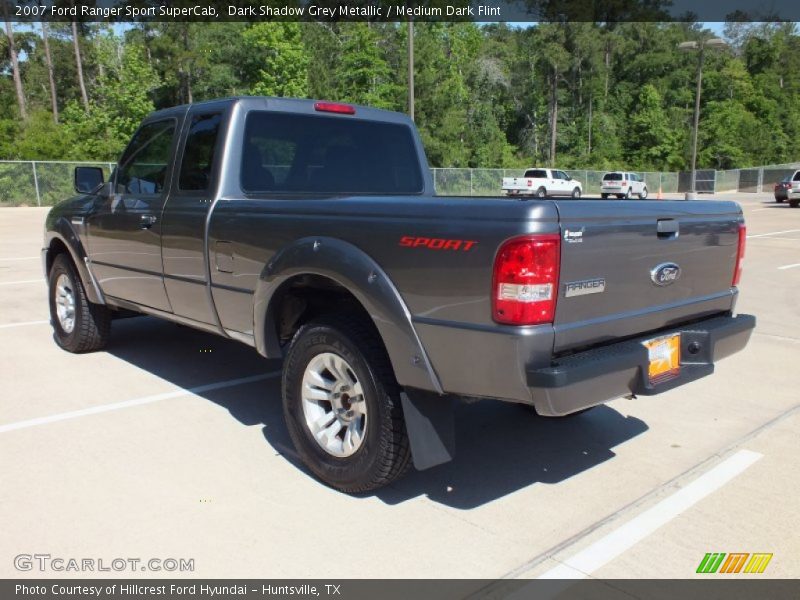Dark Shadow Grey Metallic / Medium Dark Flint 2007 Ford Ranger Sport SuperCab