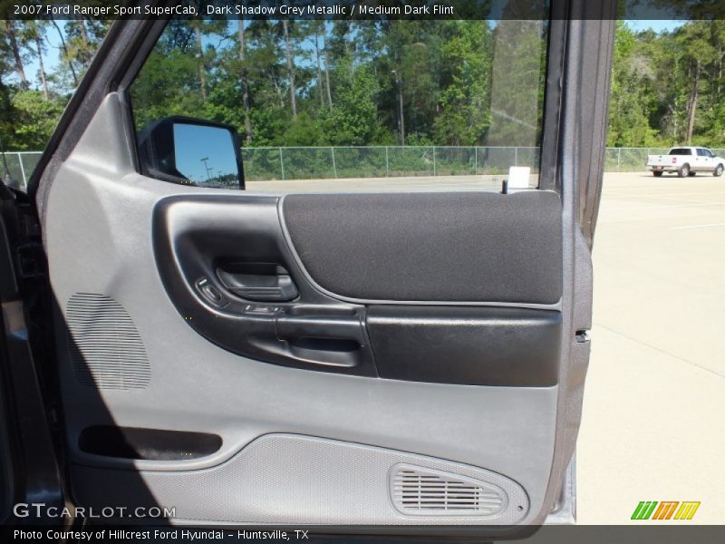 Dark Shadow Grey Metallic / Medium Dark Flint 2007 Ford Ranger Sport SuperCab