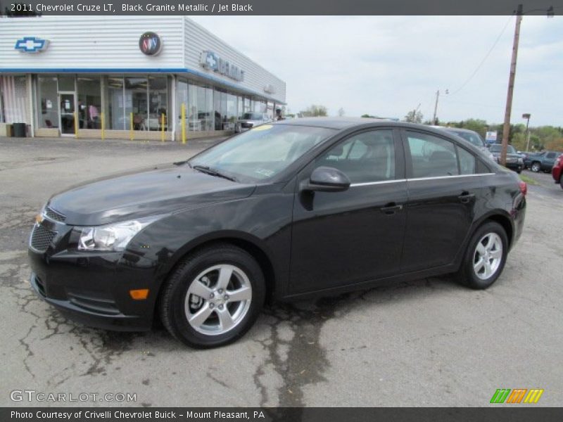 Black Granite Metallic / Jet Black 2011 Chevrolet Cruze LT