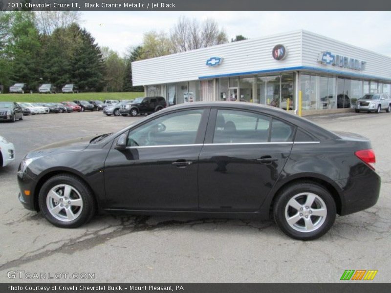 Black Granite Metallic / Jet Black 2011 Chevrolet Cruze LT