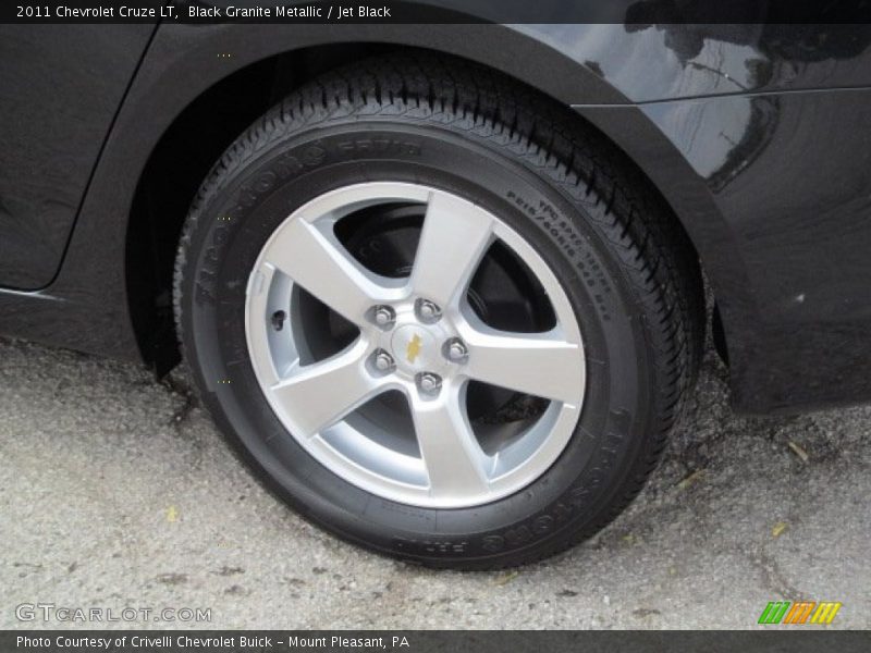 Black Granite Metallic / Jet Black 2011 Chevrolet Cruze LT