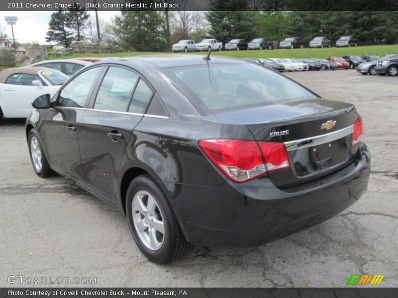 Black Granite Metallic / Jet Black 2011 Chevrolet Cruze LT