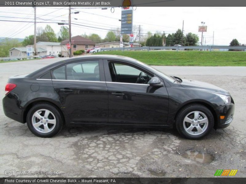Black Granite Metallic / Jet Black 2011 Chevrolet Cruze LT