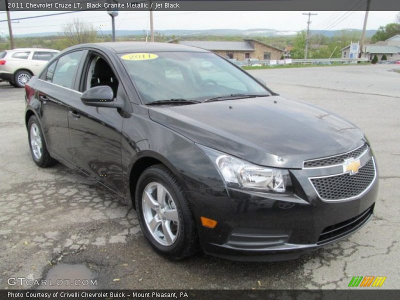 Black Granite Metallic / Jet Black 2011 Chevrolet Cruze LT
