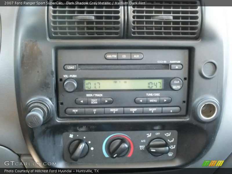 Dark Shadow Grey Metallic / Medium Dark Flint 2007 Ford Ranger Sport SuperCab