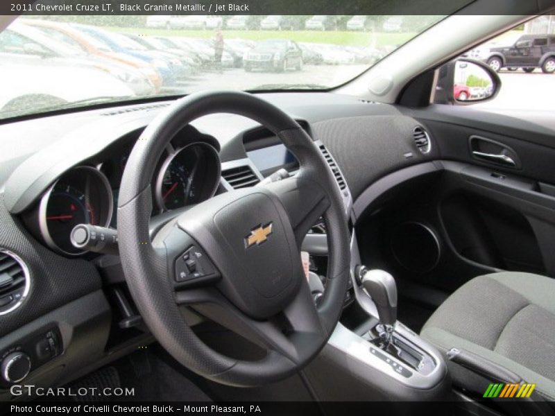 Black Granite Metallic / Jet Black 2011 Chevrolet Cruze LT