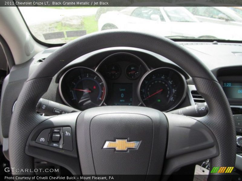 Black Granite Metallic / Jet Black 2011 Chevrolet Cruze LT