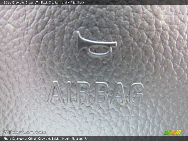 Black Granite Metallic / Jet Black 2011 Chevrolet Cruze LT