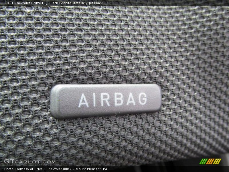 Black Granite Metallic / Jet Black 2011 Chevrolet Cruze LT