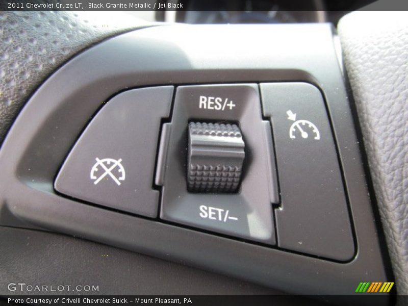 Black Granite Metallic / Jet Black 2011 Chevrolet Cruze LT