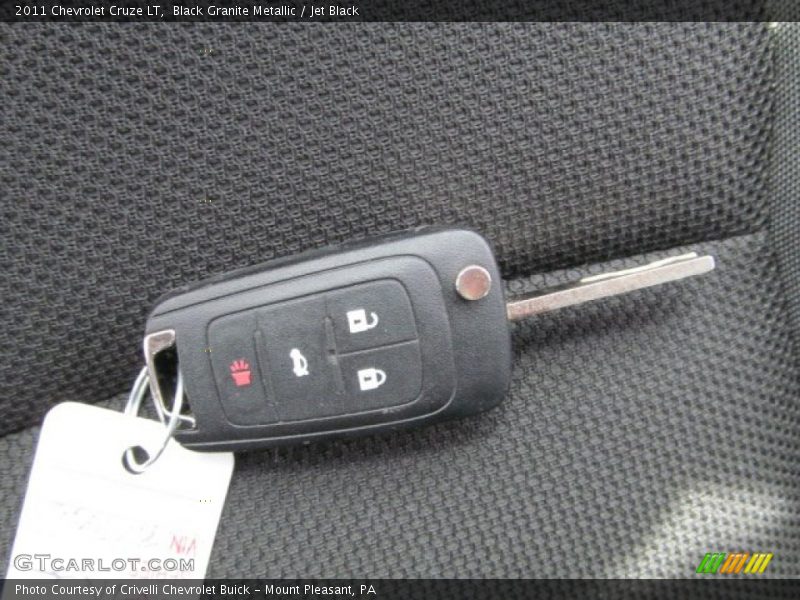 Black Granite Metallic / Jet Black 2011 Chevrolet Cruze LT
