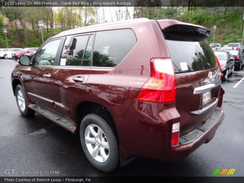 Claret Red Mica / Ecru/Auburn Bubinga 2012 Lexus GX 460 Premium