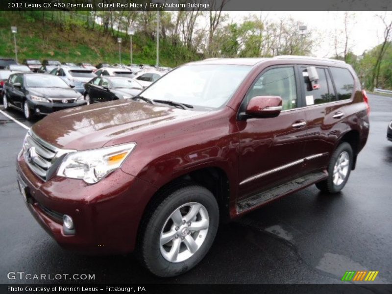 Claret Red Mica / Ecru/Auburn Bubinga 2012 Lexus GX 460 Premium