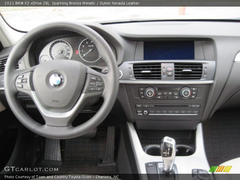 Sparkling Bronze Metallic / Oyster Nevada Leather 2011 BMW X3 xDrive 28i