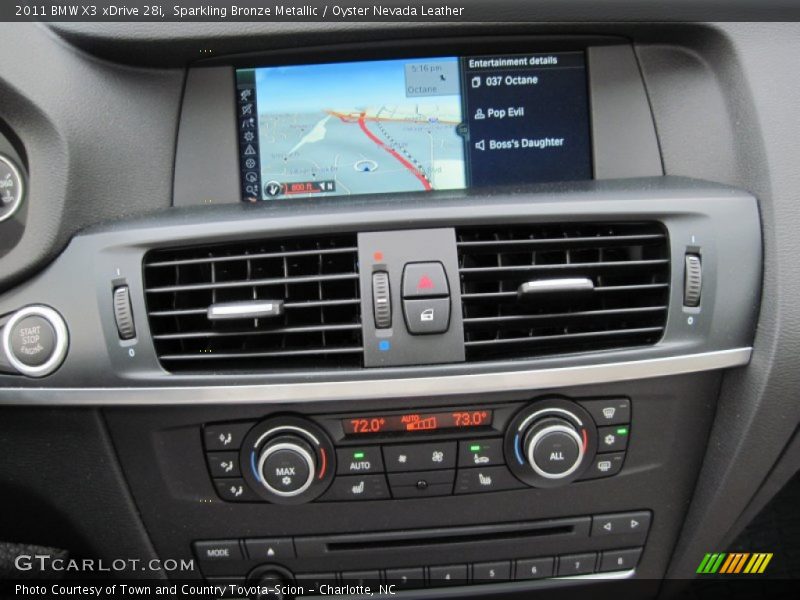 Sparkling Bronze Metallic / Oyster Nevada Leather 2011 BMW X3 xDrive 28i